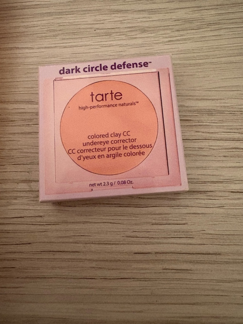 tarte Colored Clay CC Undereye Corrector - Peach Pink